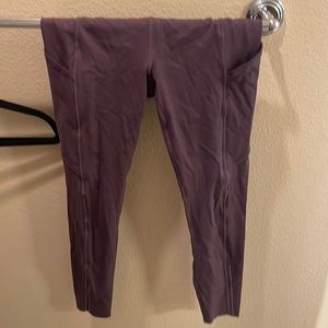 Lululemon Eggplant Leggings with Pocket